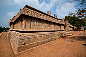 Mamallapuram - Tamil Nadu. The ruined Raya gopuram. 